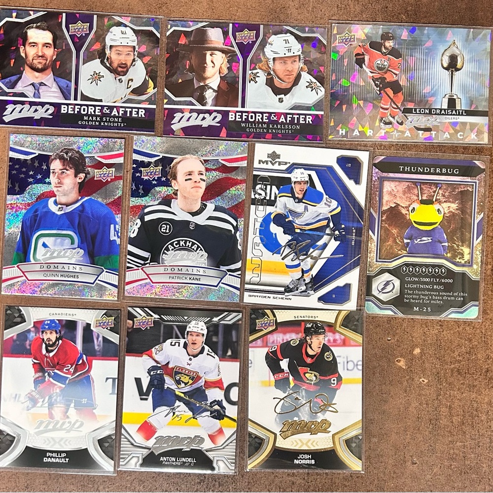 Upper Deck Hockey 10 Card Lot